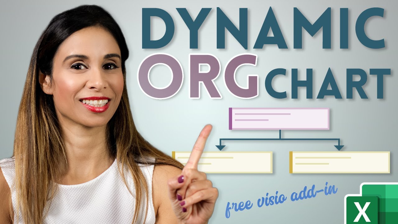 How to Create an Organizational Chart Linked to Data in Excel (Easy