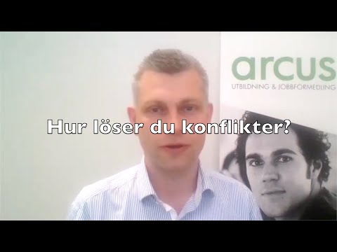 Video: Konflikter Och Hur Man Löser Dem