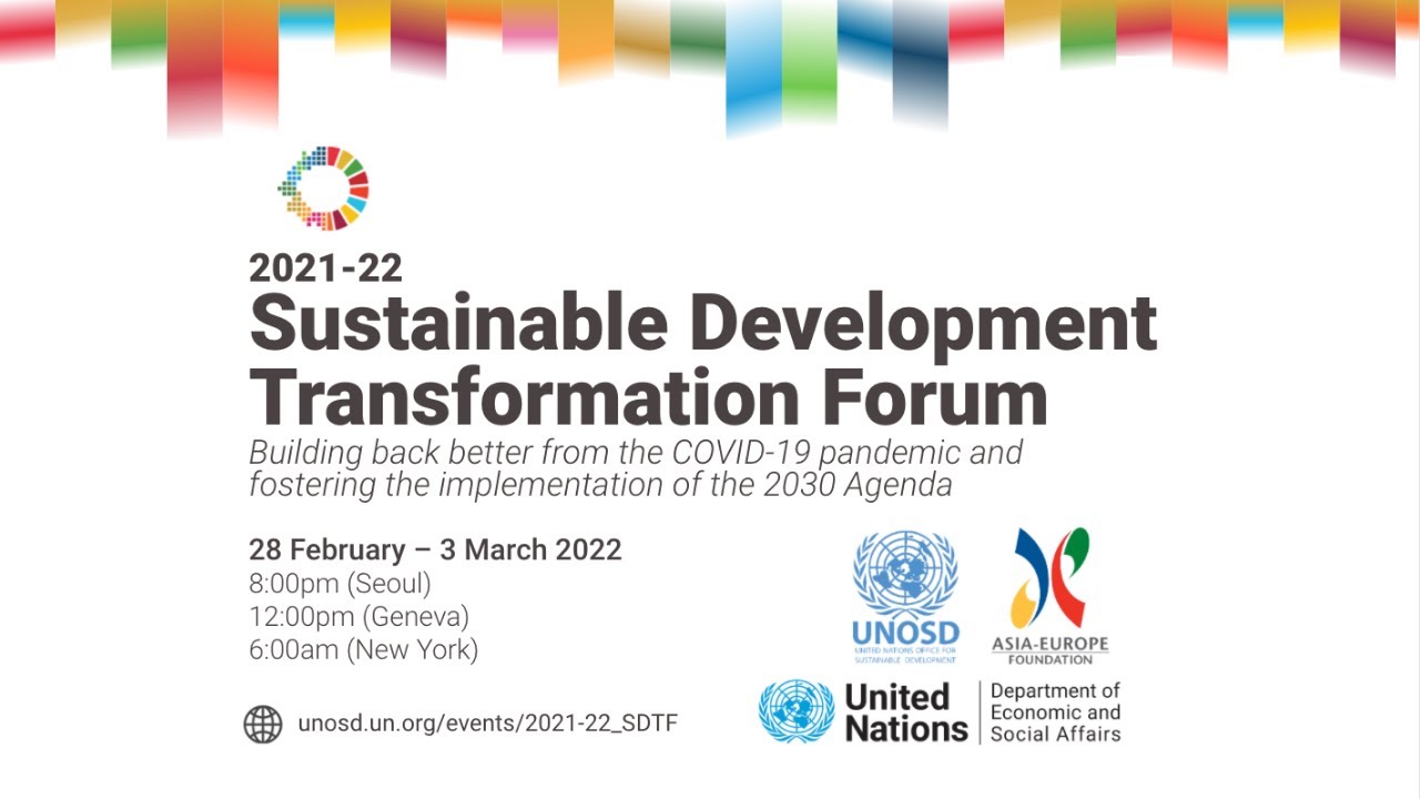 [Day 4] 2021-22 Sustainable Development Transformation Forum