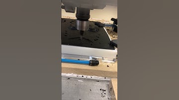 Trimming knife sheaths on a cnc #cnc #knifemaking