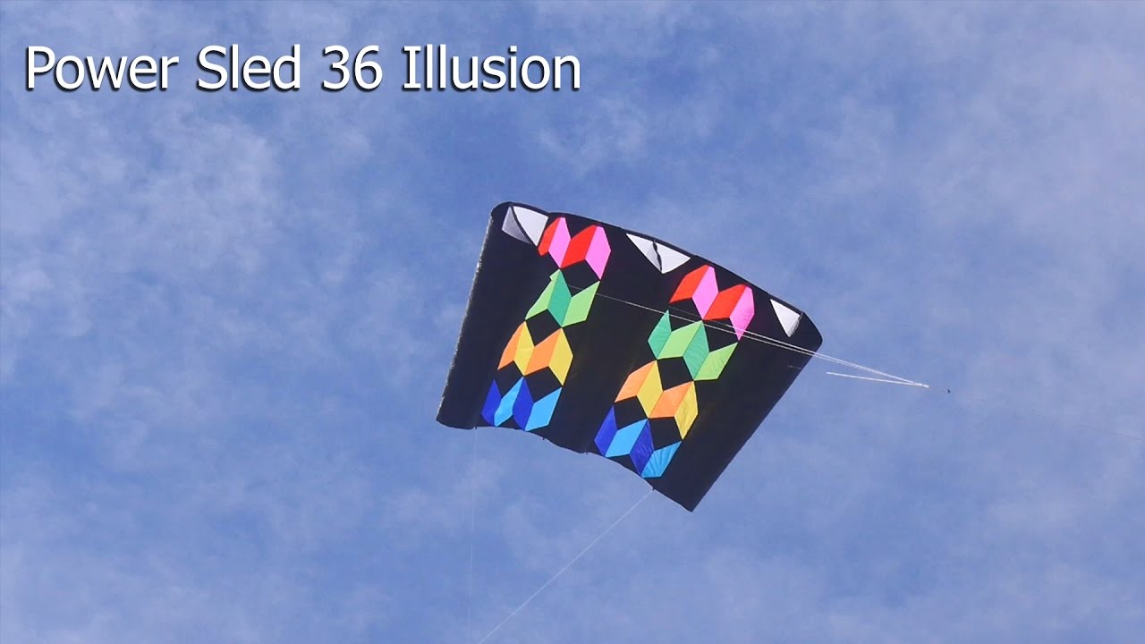 Power Sled 36 kite   Illusion design