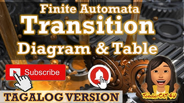 Topic 3: Finite Automata Transition Diagram and Table