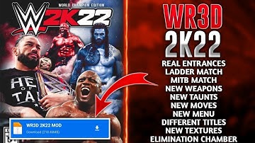 WRESTLING REVOLUTION 3D 2K22 MOD || #wr3d #wr3d2k22 #wr3d2k22mod #wr3dnewmods