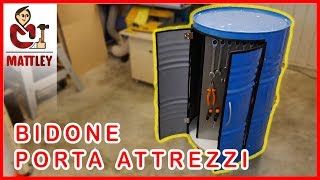 Come costruire un bidone porta attrezzi fai da te