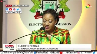 LIVE: EC Declares President John Dramani Mahama as Winner of 2024 General Elections