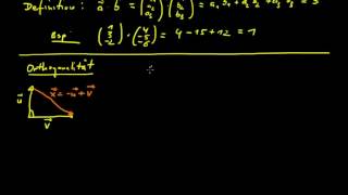 Lineare algebra 03 skalarprodukt