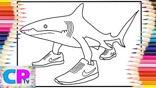 Tralalero Tralala Coloring Pagesshark In Nike Shoesn3Wport - Power Feat. Braev Ncs Release