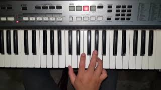 Video thumbnail of "(MAESTRO TOCAME YA con el fuego divino de tu espiritu santo) melodia en piano nota fa mayor"