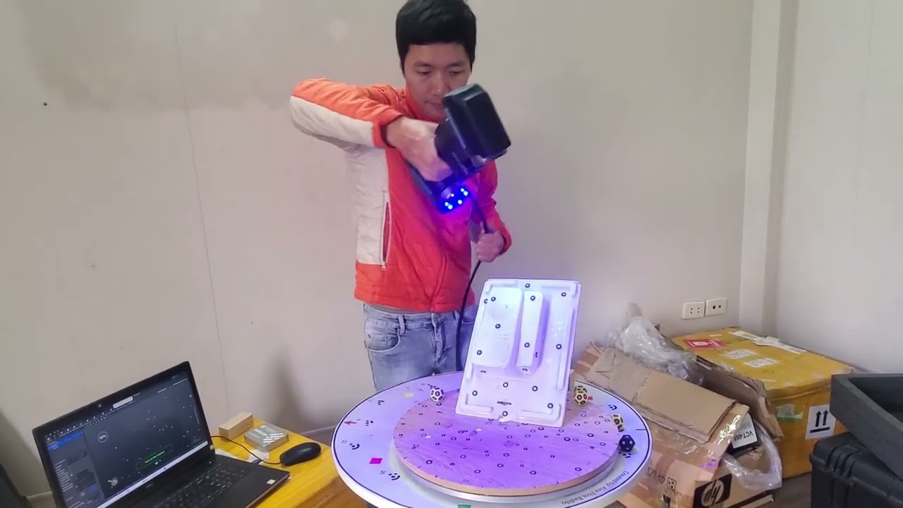 Hướng dẫn Scan 3D các mẫu nhựa P1[scanning plastic part samples P1] #3dpro #3dscan