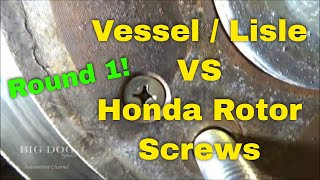 Round 1! Vessel and Lisle Impact Screwdrivers vs Honda Rotor Screws (With Bonus Tool Haul)