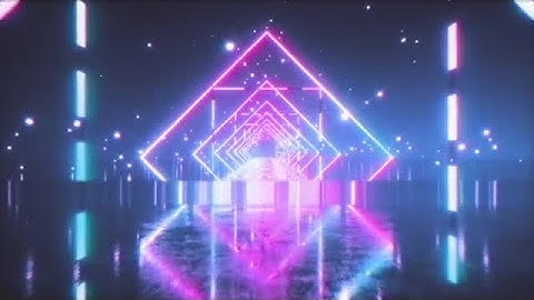 Retro Futuristic Space Stock Motion Graphics