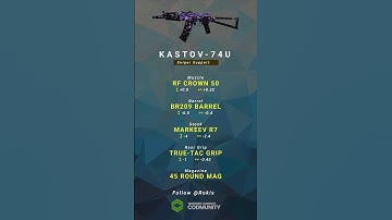 Best Kastov-74U loadout for Warsone 2 sniper support #callofduty #warzone