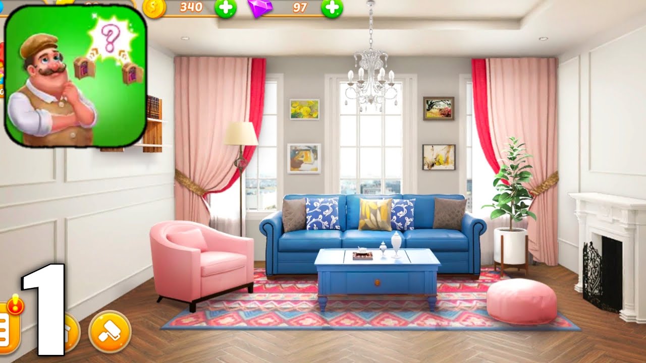Merge Dream Mansion design Decorate your house Gameplay