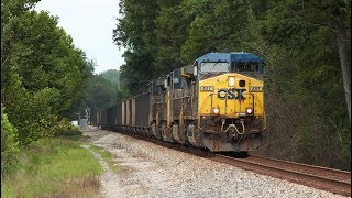 Awesome HEAVY, LONG, and FAST CSX Coal Train! Resimi