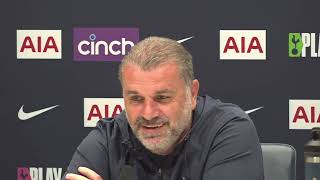 "IF YOU WANT ME TO CRUMBLE, I'LL PRETEND!" PRESS CONFERENCE: Ange Postecoglou: Tottenham v Burnley