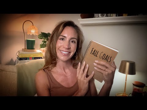 ASMR | ✨Fall Intentions & Summer Goals Recap | Whispered Chat for Relaxation 🍂📖