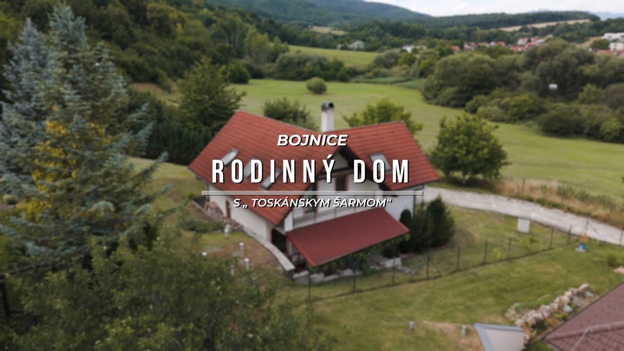 Dom pod lesom s „TOSKÁNSKYM ŠARMOM“ / Bojnice