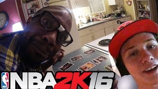 IN REAL LIFE PACK OPENING CHALLENGE Vs JesserTheLazer! SO MUCH CHEESE! NBA 2k16 MyTeam