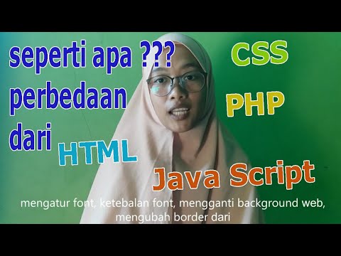 SEBENARNYA !! ini perbedaan mendasar dari HTML, CSS, PHP, dan JS