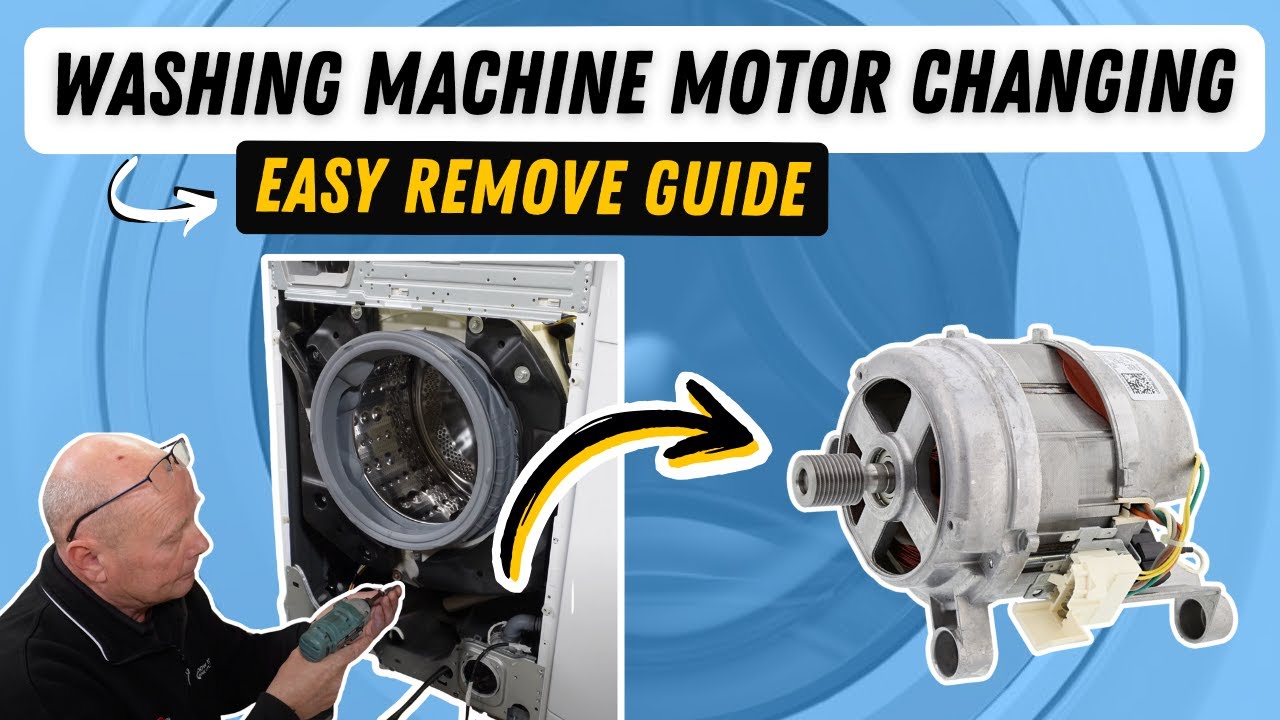 How To Replace A Washing Machine Motor On A Bosch Neff Siemens