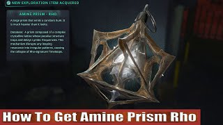 How To Get Amine Prism Rho: Hell In Us (Lethe - National Library)