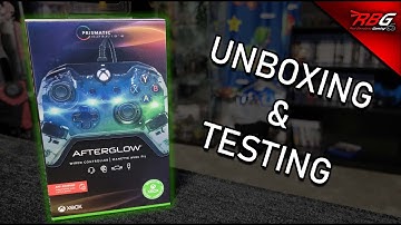 Unboxing & Testing PDP Afterglow Xbox Series X/S Wired Controller - Red Bandana Gaming