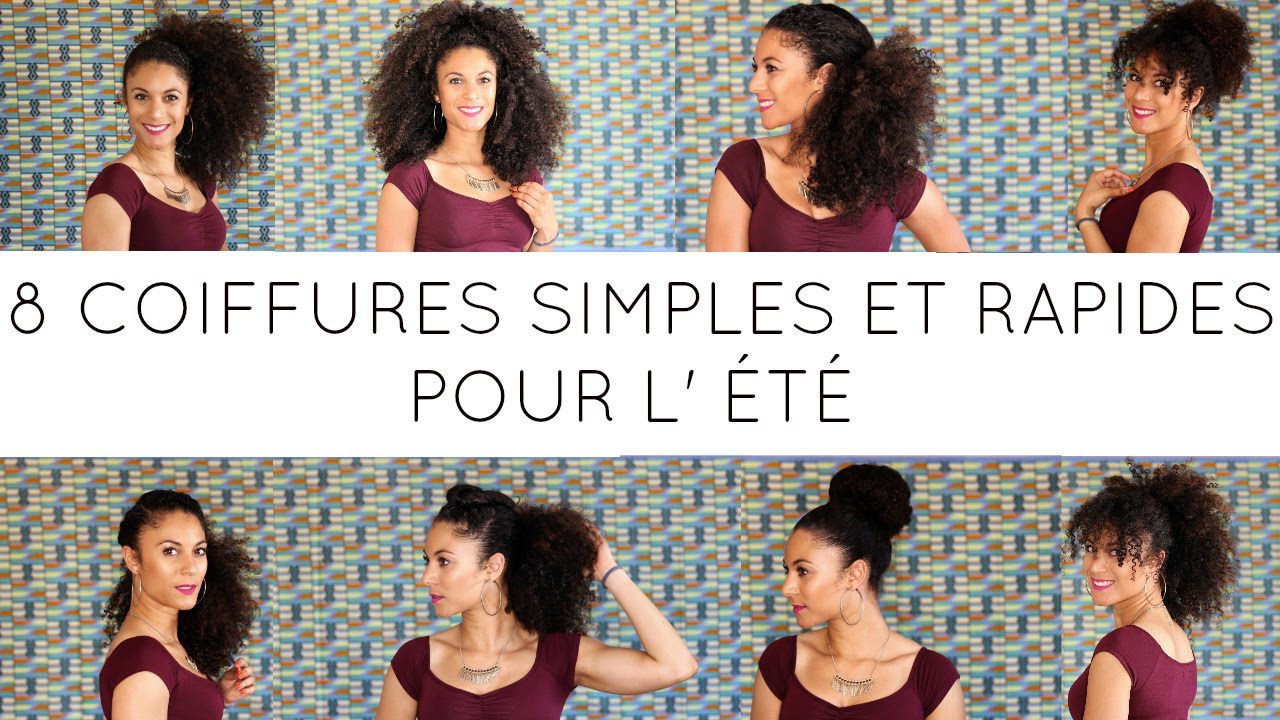 Tuto Coiffure Cheveux Bouclés Naturel