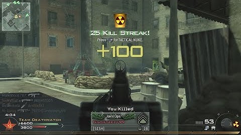 Classic MW2 Skidrow Nuke with Scar 28-1