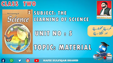 Grade 2 | THE LEARNING OF SCIENCE 2 | Unit 5 Material (Matter) Page 37