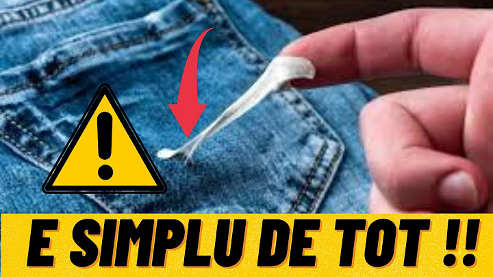 Cum să scoti GUMA DE MESTECAT de pe haine rapid și ușor ? Bunica STIE !