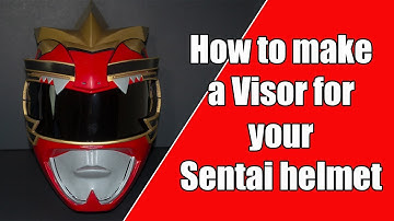 3D print cosplay How to make a basic Visor for your sentai Helmet
