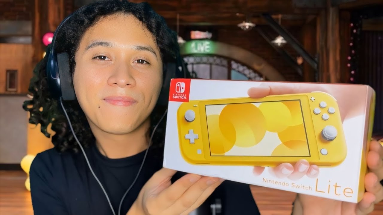 ASMR Unboxing NINTENDO SWITCH LITE