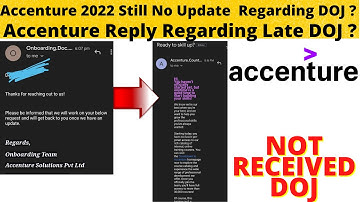 Accenture Still Not Received DOJ 2022 | Accenture Ready to skill up Update , Not received any mail?