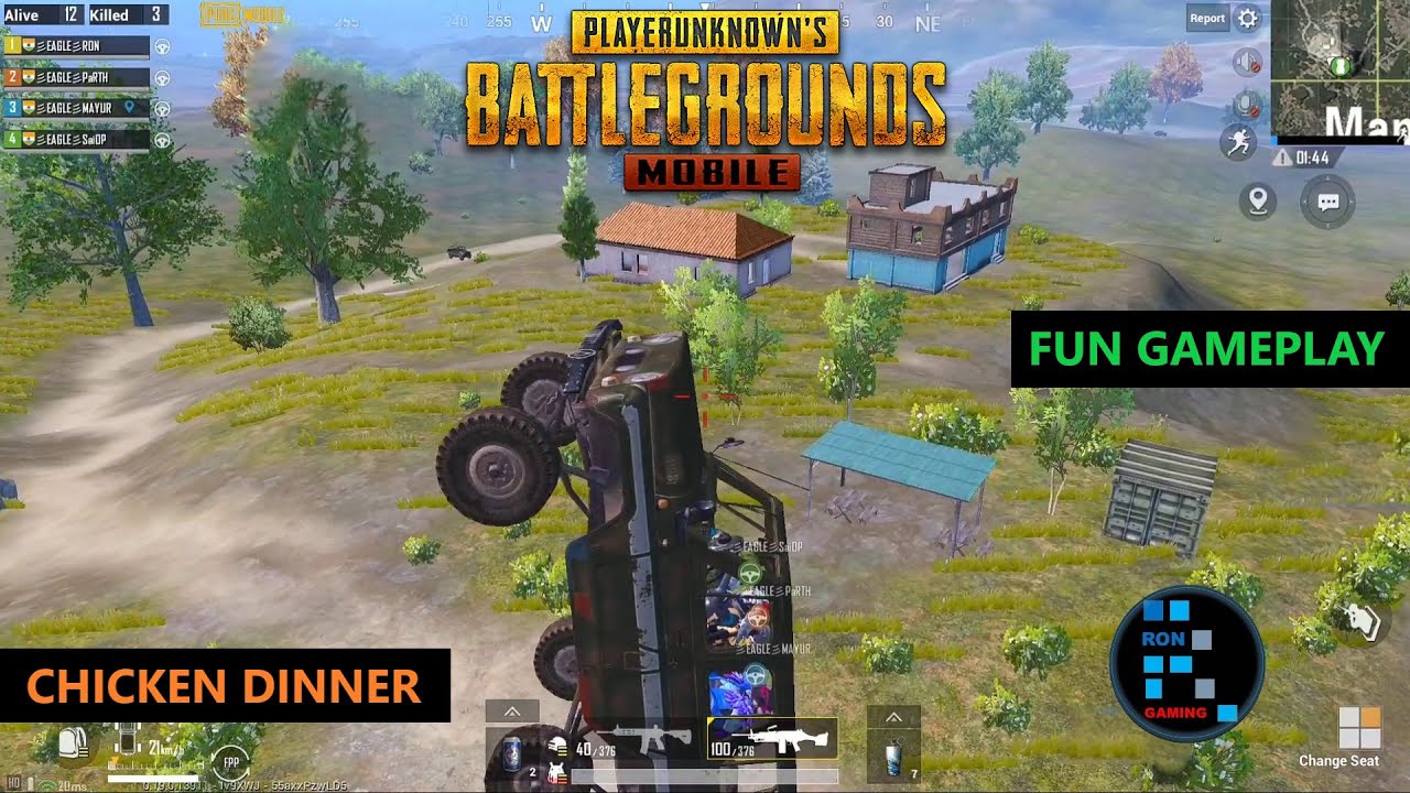 PUBG MOBILE | FUN GAMEPLAY WITH AMAZING CHICKEN DINNER - YouTube