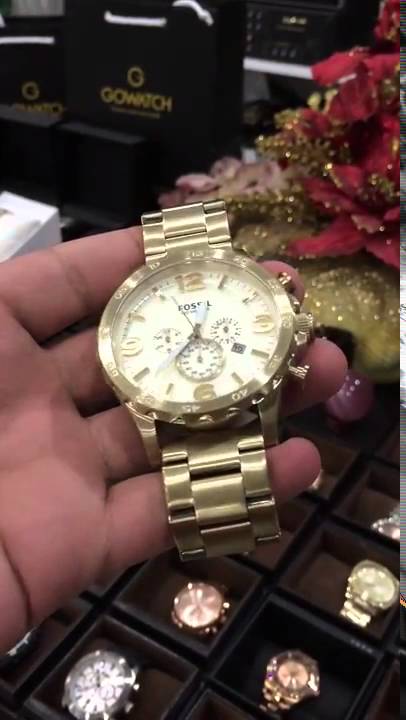 fossil q nate gold