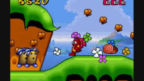 Gameplay - Plok SNES