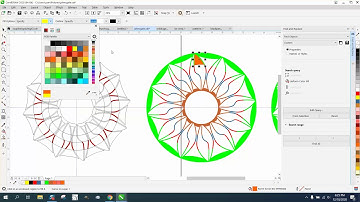 Corel Draw Tips & Tricks Draw this Pattern with the Transform Rotate Part 3B Color