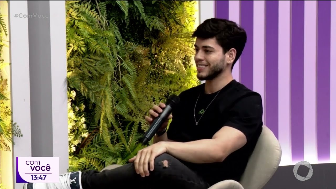 Thiago Freitas comanda o som no programa de hoje - Com Você