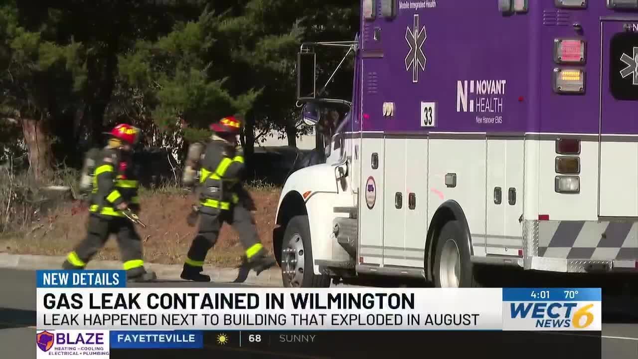 Evacuations lifted as crews secure gas leak on New Centre Drive - YouTube
