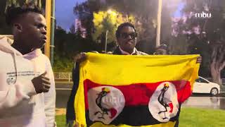 Joshua Baraka et son équipe au Maroc avant le match Tunisie-Ouganda #AFCON2025