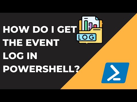 How do I get the event log in PowerShell?