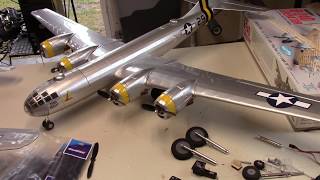 guillows B-24 B-29 power set up