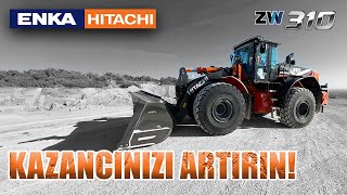 Yeni Hitachi Zw310-7 Lastikli Yükleyici Ile Kazancınızı Artırın