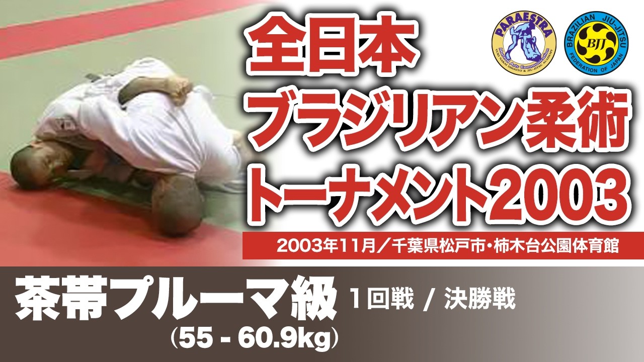 藤田善弘 vs 大賀幹夫、他 全日本ブラジリアン柔術トーナメント2003 茶
