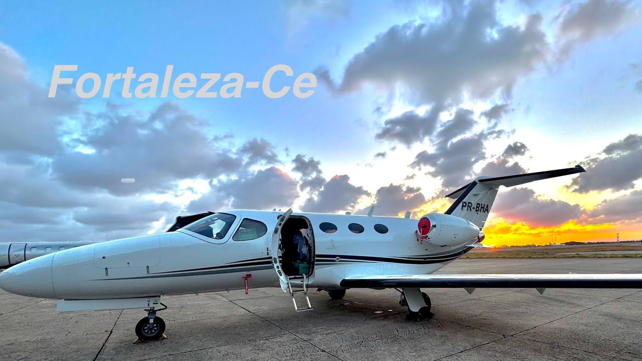 Cessna Mustang - Aproximação e pouso em Fortaleza