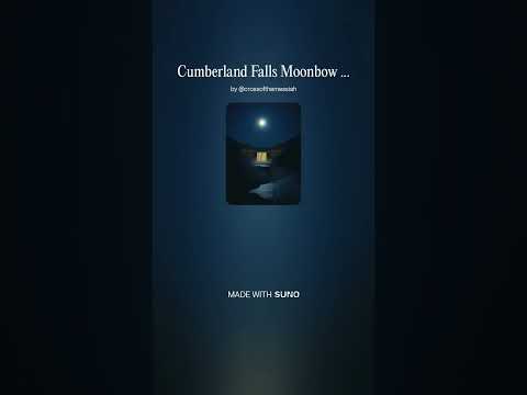 🌊 Cumberland Falls: Moonbow Serenade 🎶 | A Kentucky Soundscape Part One