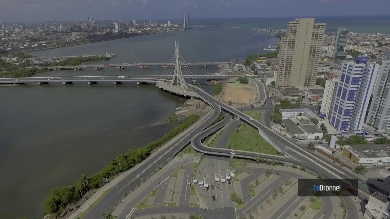 recife drone 4k Imagens aéreas Riomar Trade center | Via Mangue | Cabanga