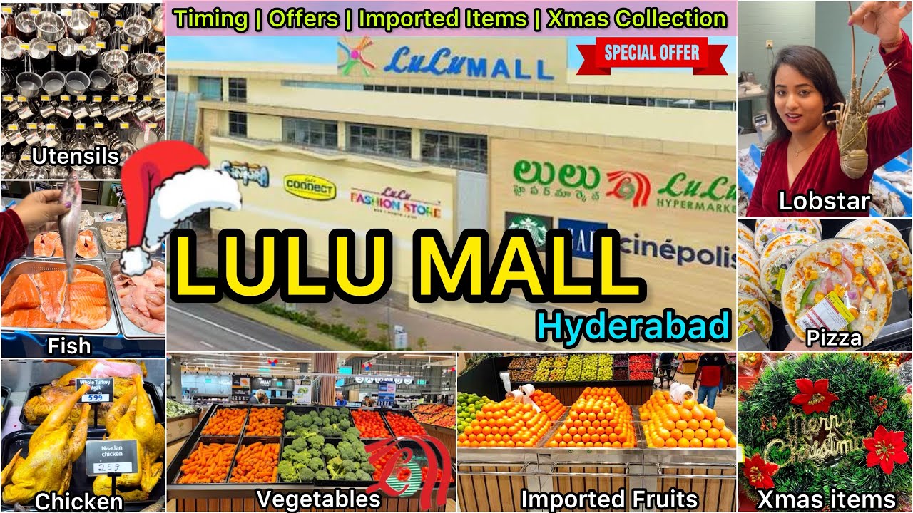 Lulu Mall Hyderabad Full Tour || Lulu Hypermarket Hyderabad || Lulu Year End Offers 2023 