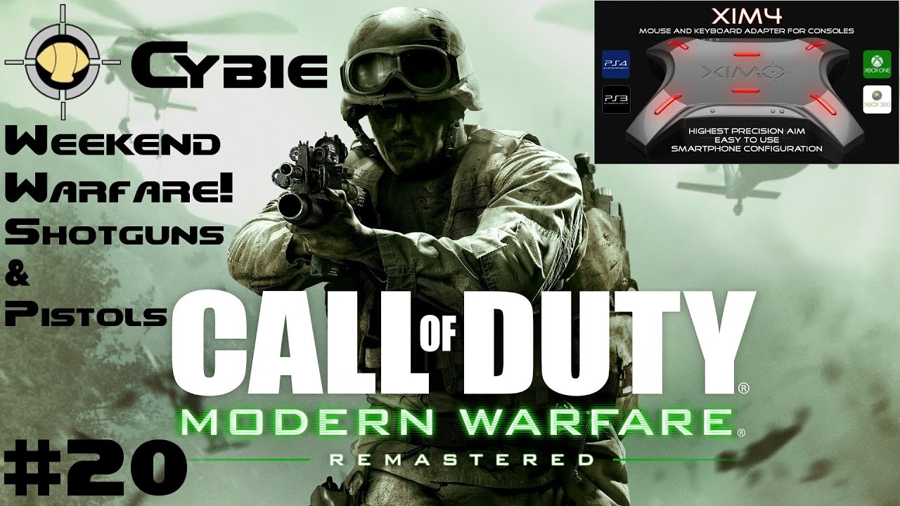 Shotguns and Pistols: Carrying TDM Games on my Back - XIM 4 Call of Duty 4 Remastered Gameplay