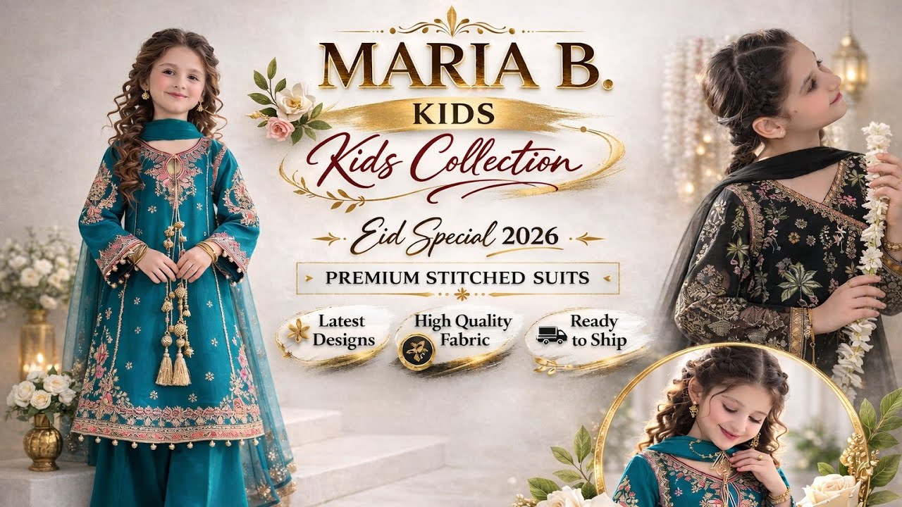 MARIA B KID'S COLLECTION 🤩|| EID SPECIAL 🌙|| BOOKING NO -9990677820||